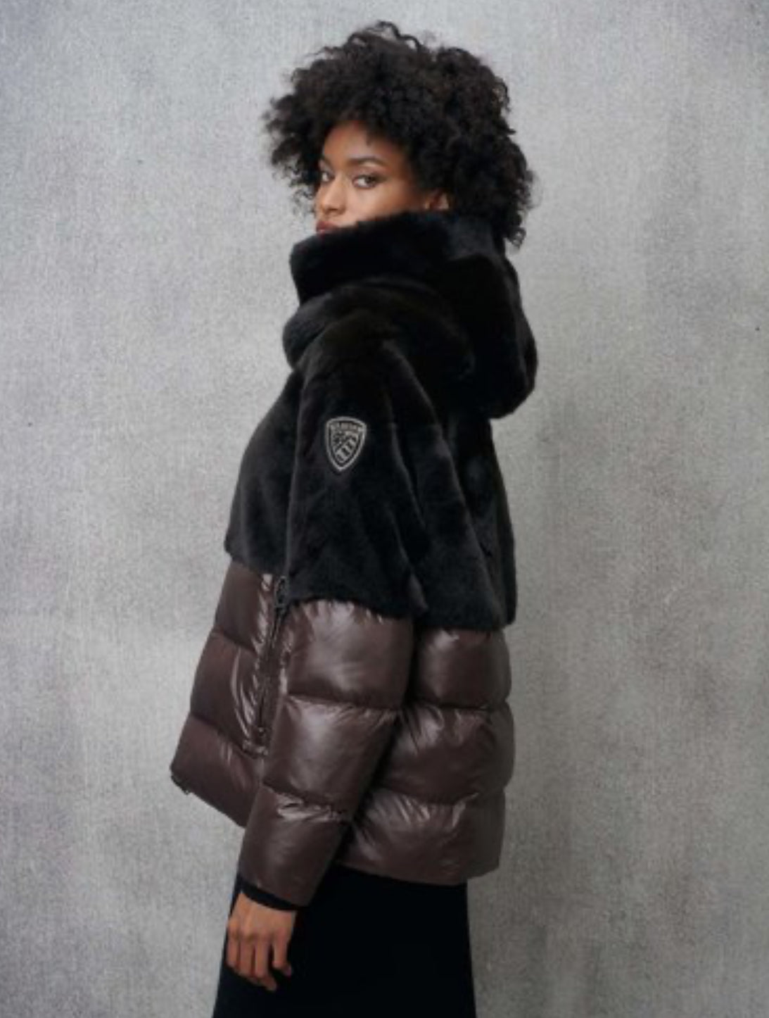 Blauer bordblack