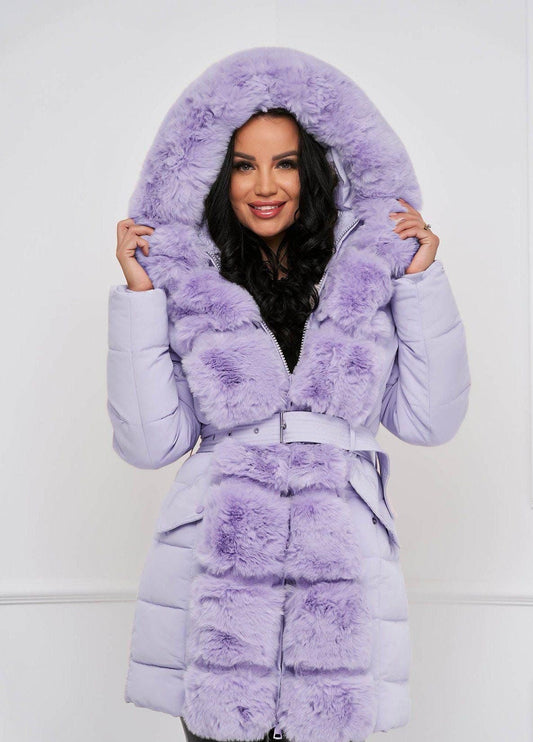 Pelliccia-Eco Violet